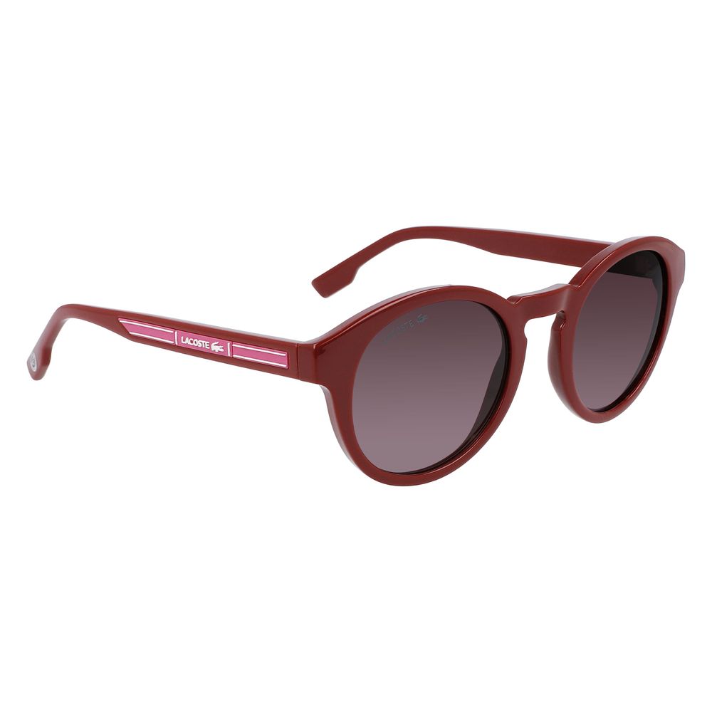 Lacoste Women's Sunglasses – Red Injected Frame, Category 3 Lenses