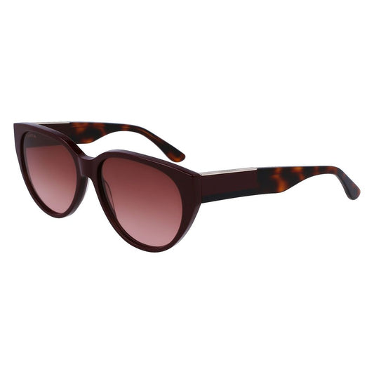 Lacoste Women’s Sunglasses – Red Acetate Frame, Filter 3 Lenses