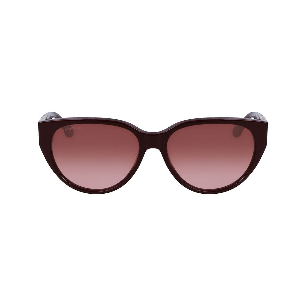 Lacoste Women’s Sunglasses – Red Acetate Frame, Filter 3 Lenses