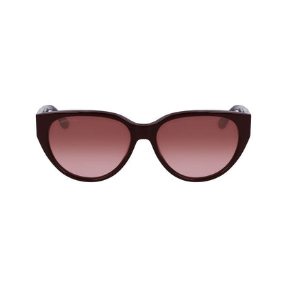 Lacoste Women’s Sunglasses – Red Acetate Frame, Filter 3 Lenses