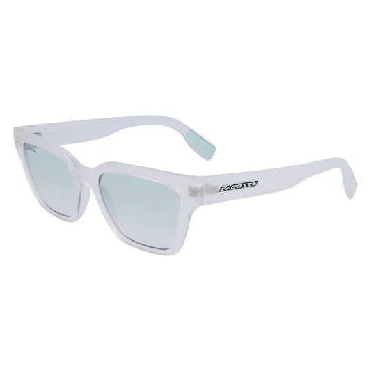 Lacoste Women’s Sunglasses – Transparent Injected Frame, Grey Lenses