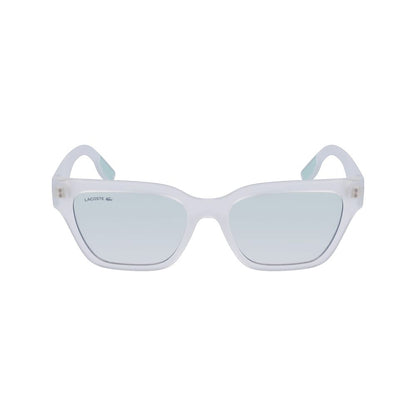 Lacoste Women’s Sunglasses – Transparent Injected Frame, Grey Lenses