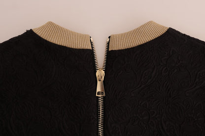  - Enchanted Sequined Black Brocade Sweater