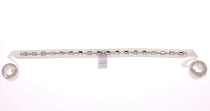  - Elegant Crystal-Embellished Waist Belt