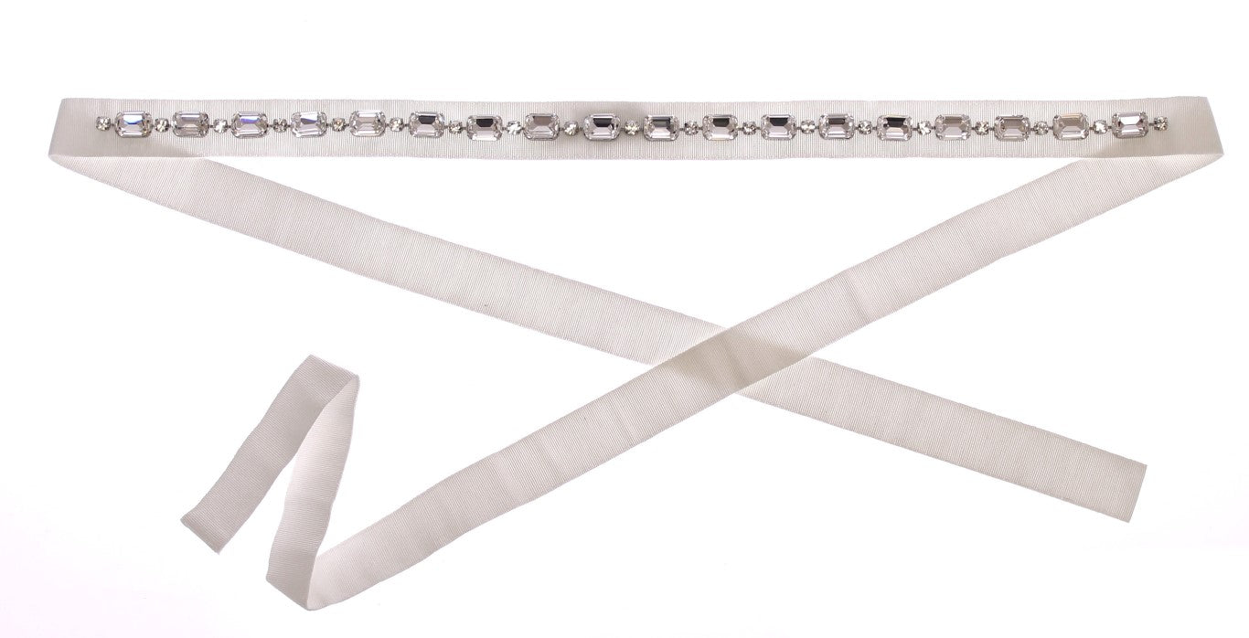  - Elegant Crystal-Embellished Waist Belt