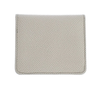 Sleek White Leather Wallet - The Luxe Alliance