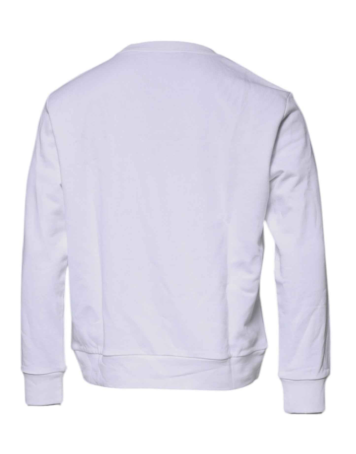 Versace - Men's White Medusa Embroidery Crew Neck Pullover Sweater