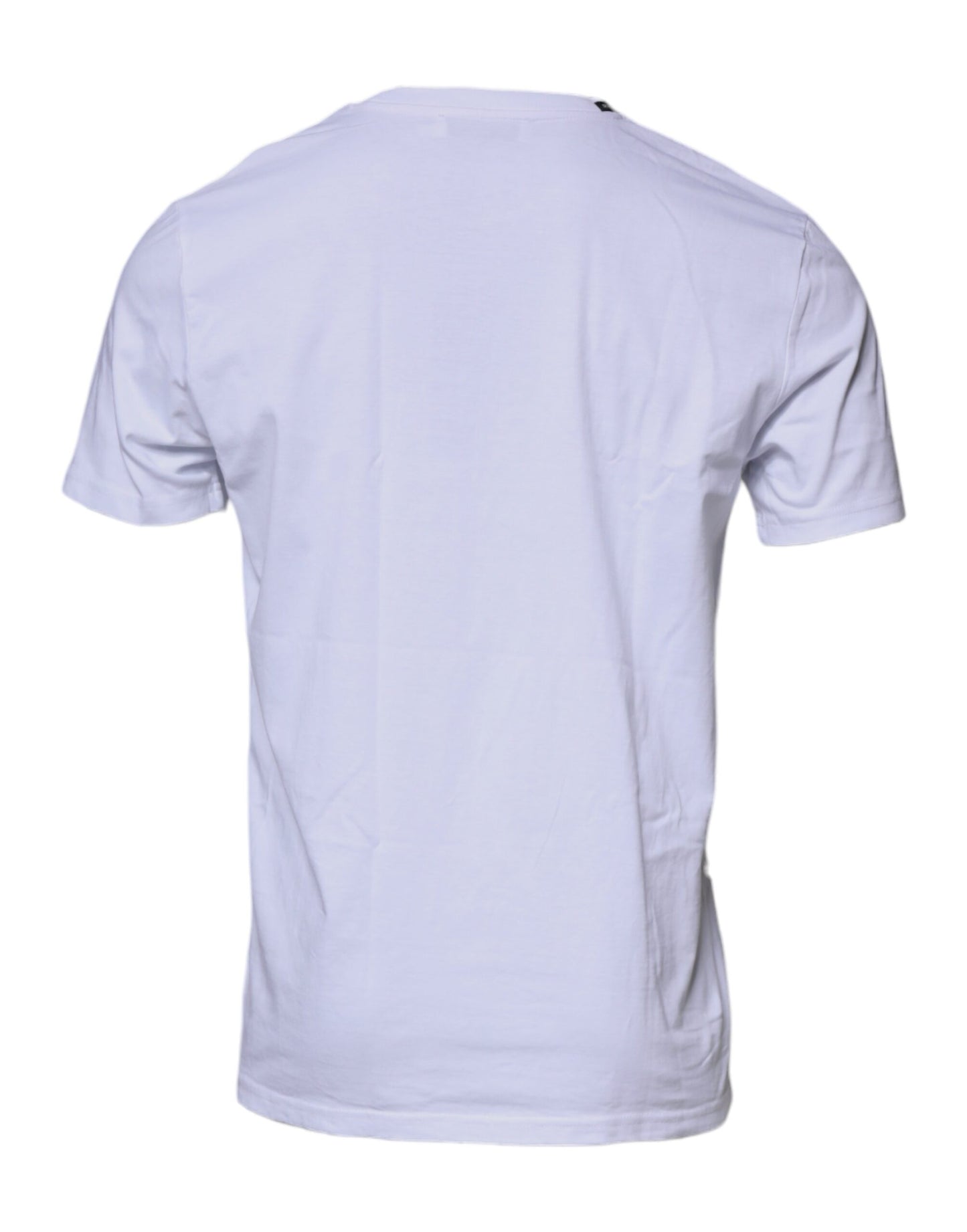  - Dolce & Gabbana White Red Leopard Cotton Crew Neck T-shirt