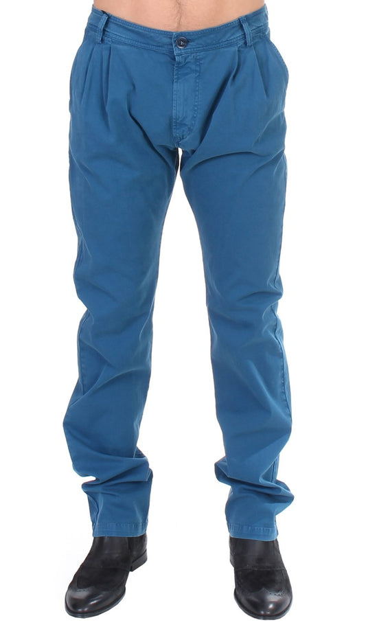  - Elegant Straight Fit Cotton Chinos