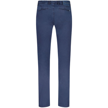  - Tramarossa Men's Blue Super Stretch Cotton Chino Trousers
