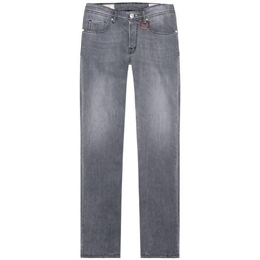 Tramarossa Leonardo Grey Cotton Jeans