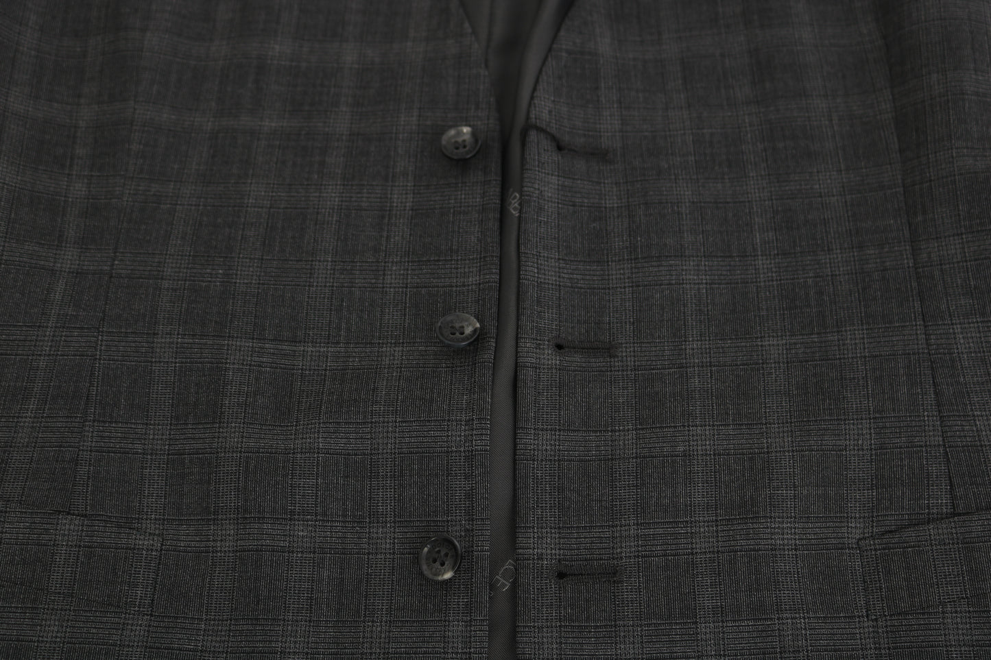  - Elegant Checkered Wool Vest for the Urbane Man