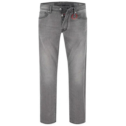 Tramarossa Gray Cotton Jeans - Leonardo Model