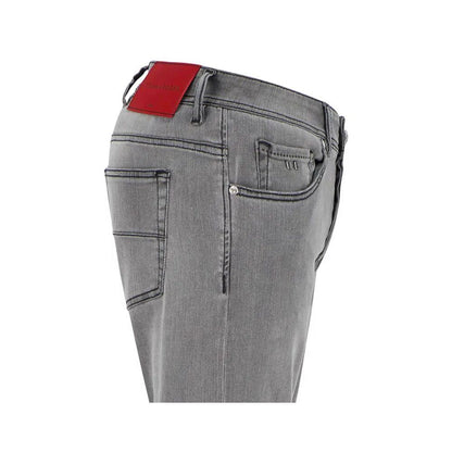 Tramarossa Gray Cotton Jeans - Leonardo Model