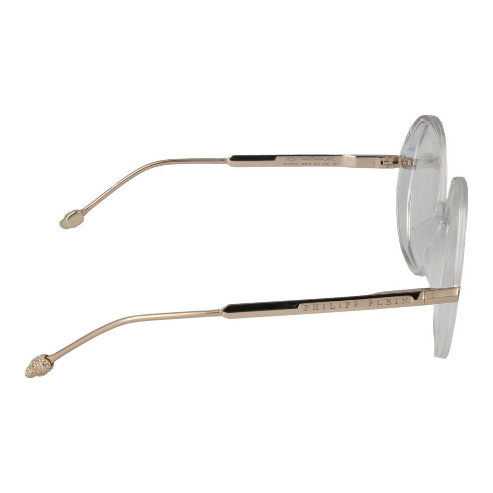 Philipp Plein Women's Transparent Optical Frames – Round Style, 56mm