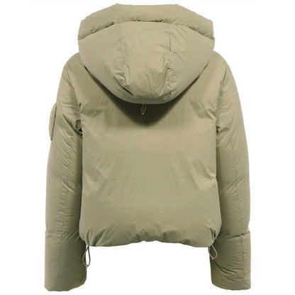 Moose Knuckles Women's Green Padded Jacket with Hood