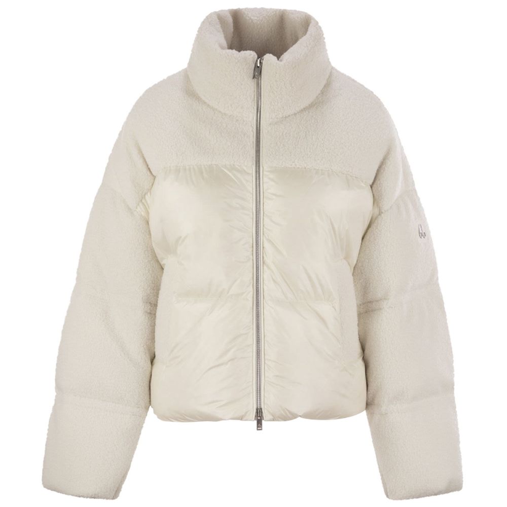 Moose Knuckles White Puffer Jacket