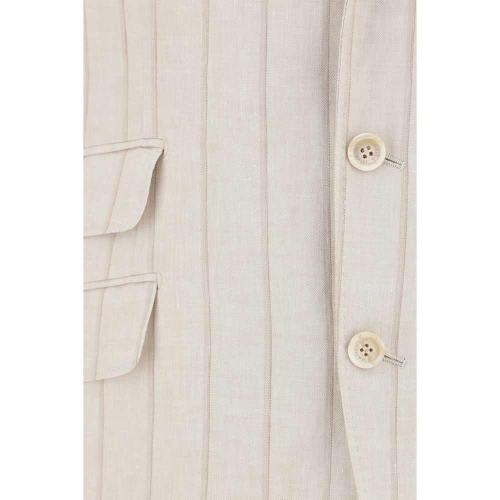 Brunello Cucinelli Linen Blazer Jacket