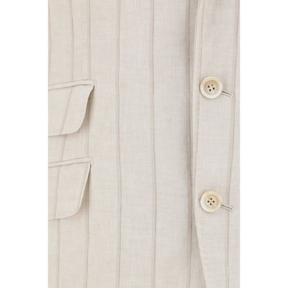 Brunello Cucinelli Linen Blazer Jacket
