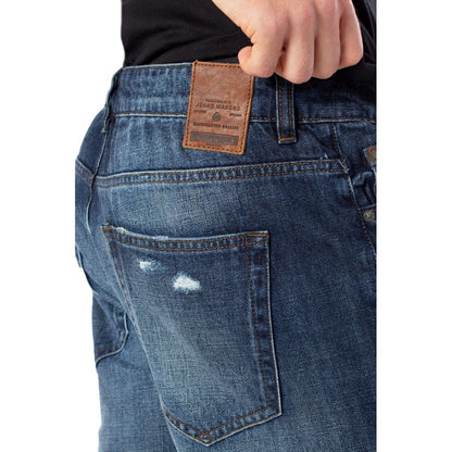 Only & Sons Blue Cotton Slim Fit Jeans
