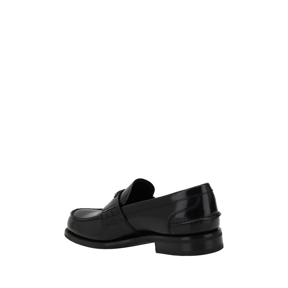 Prada Triangular Plaque Loafers: Timeless Elegance Redefined