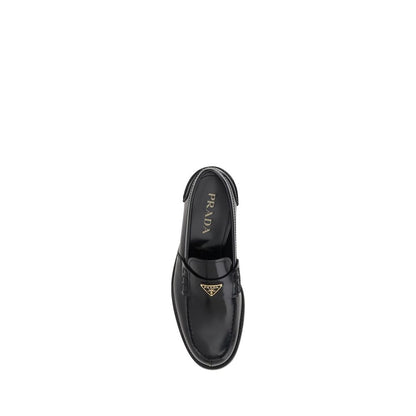 Prada Triangular Plaque Loafers: Timeless Elegance Redefined