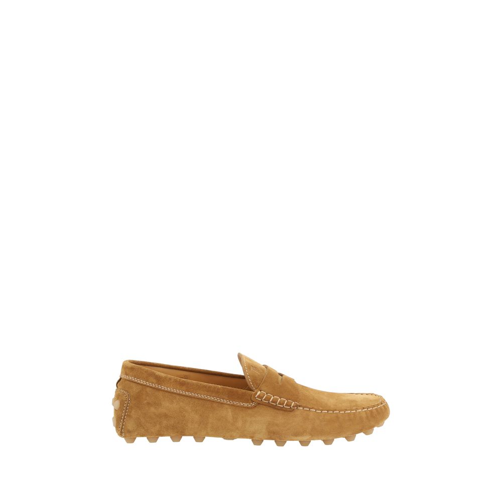Tod's Brown Leather Loafers