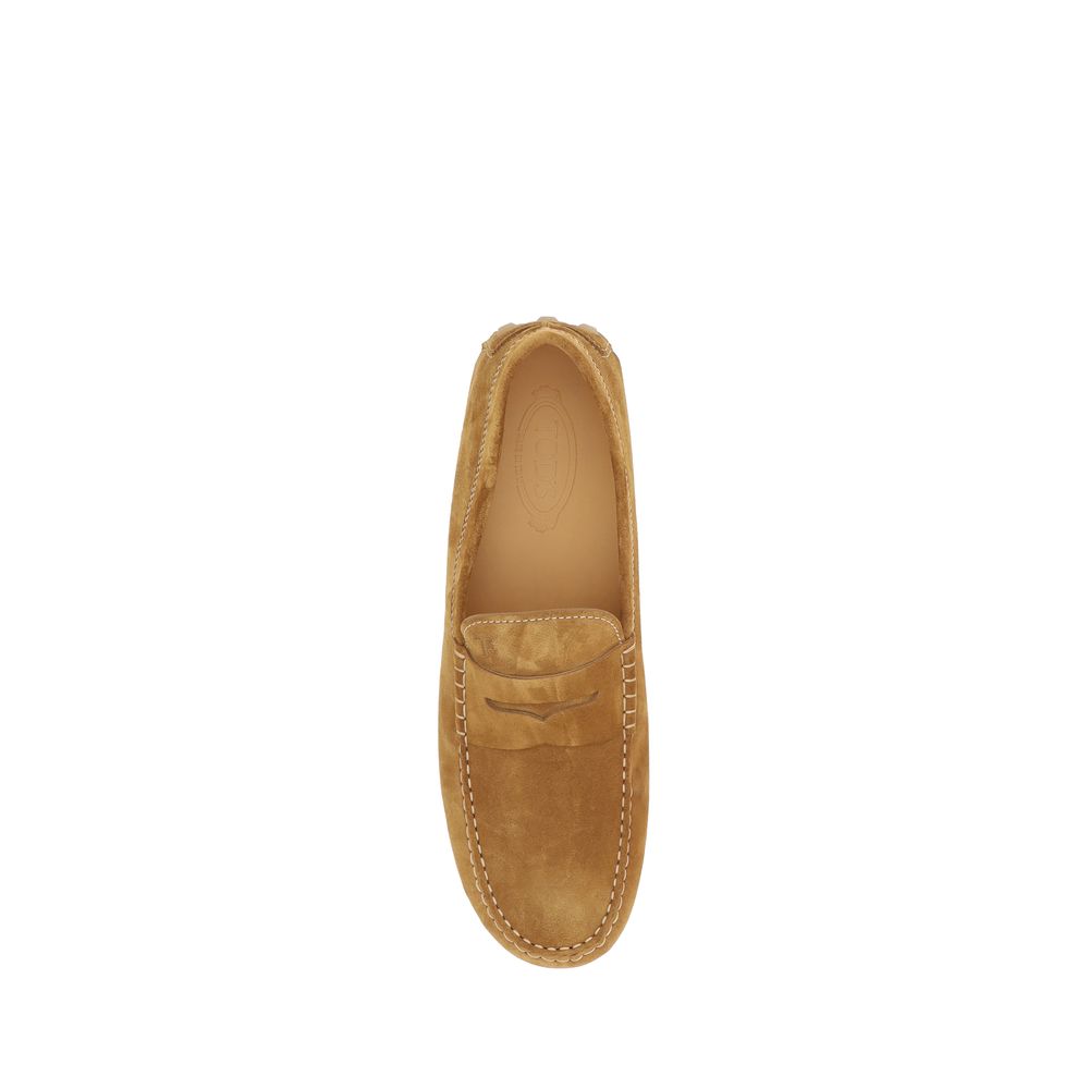 Tod's Brown Leather Loafers