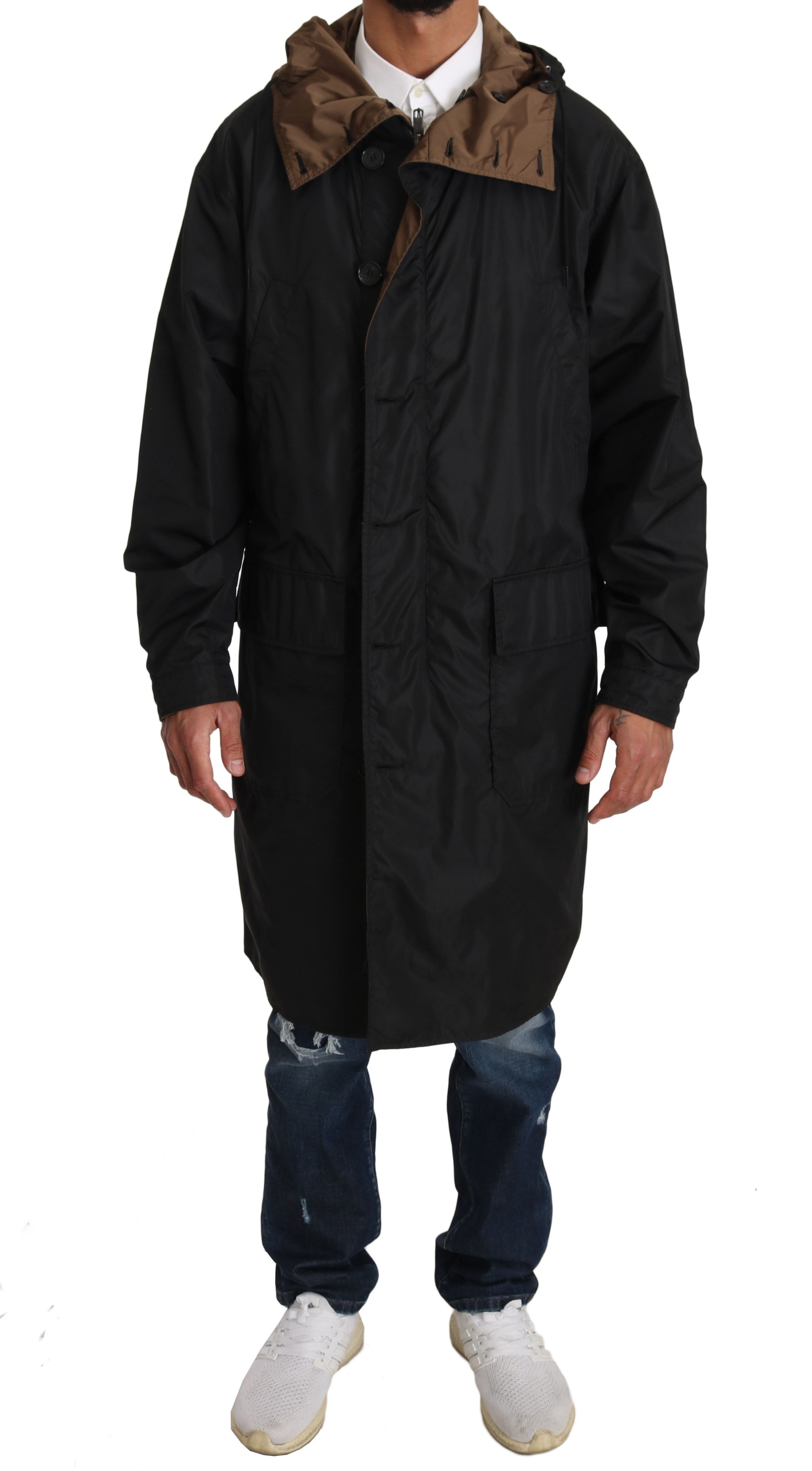 Reversible Hooded Raincoat