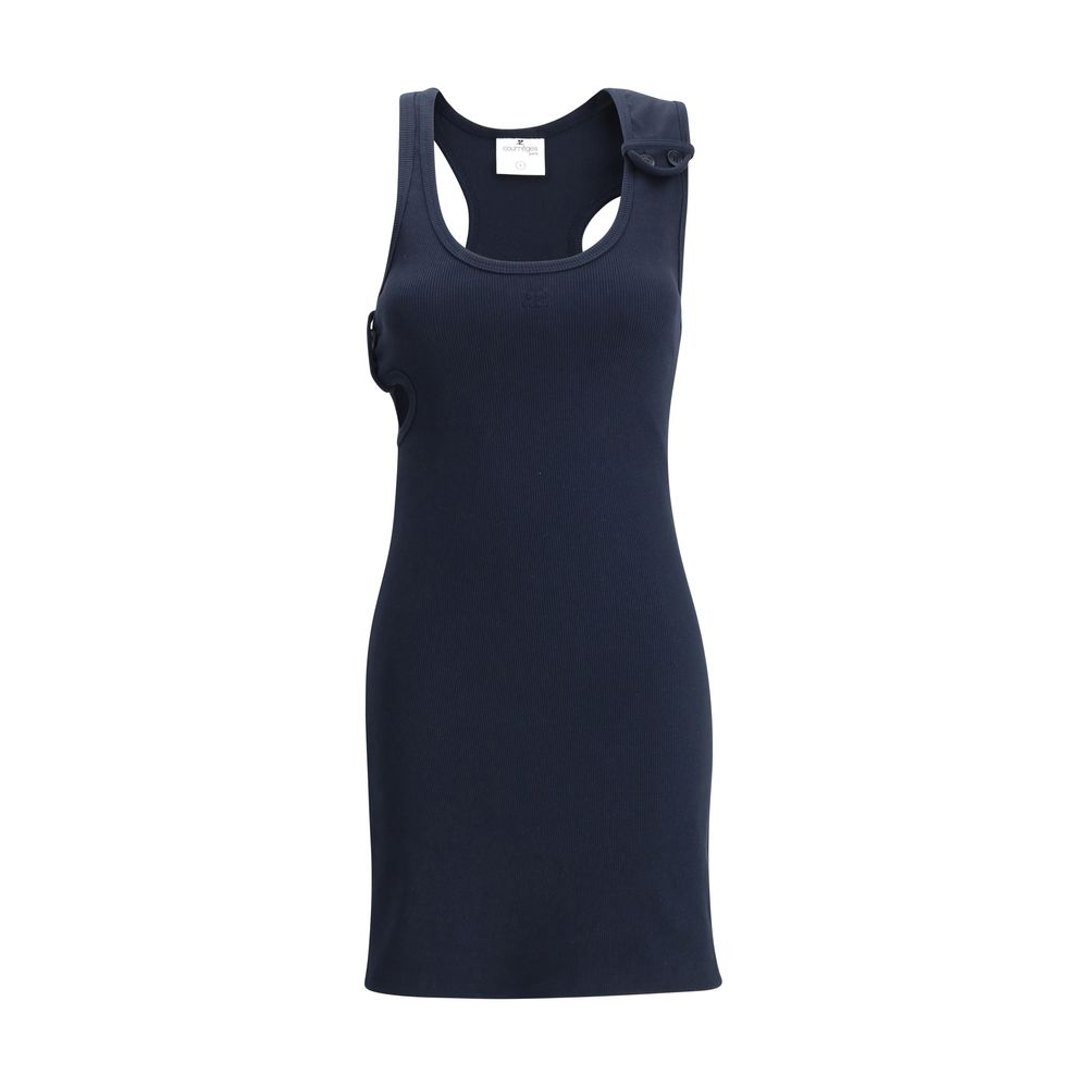 Courrèges 90s Rib Midi Dress