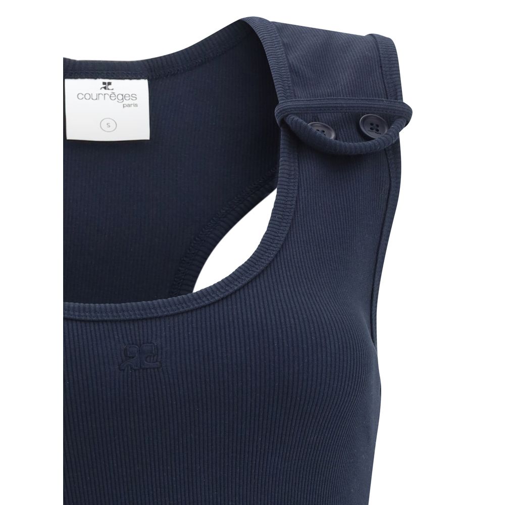 Courrèges 90s Rib Midi Dress
