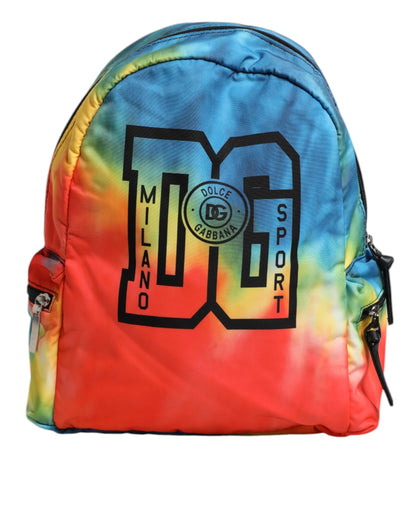 Dolce & Gabbana Multicolour Tie-Dye Kids Backpack