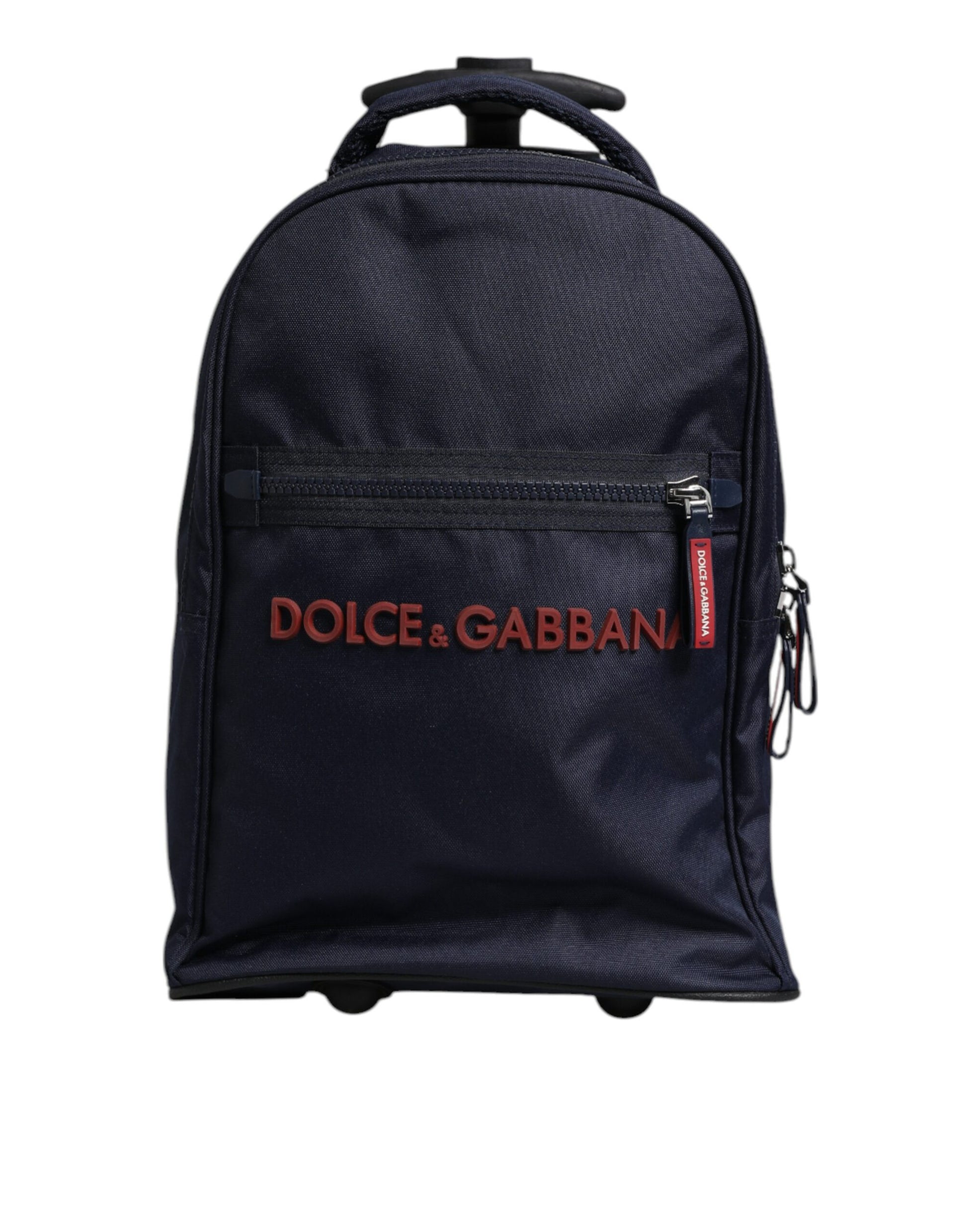 Dolce & Gabbana Kids' Wheeled Backpack – Blue & Red