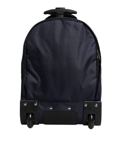 Dolce & Gabbana Kids' Wheeled Backpack – Blue & Red