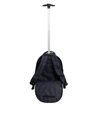Dolce & Gabbana Kids' Wheeled Backpack – Blue & Red