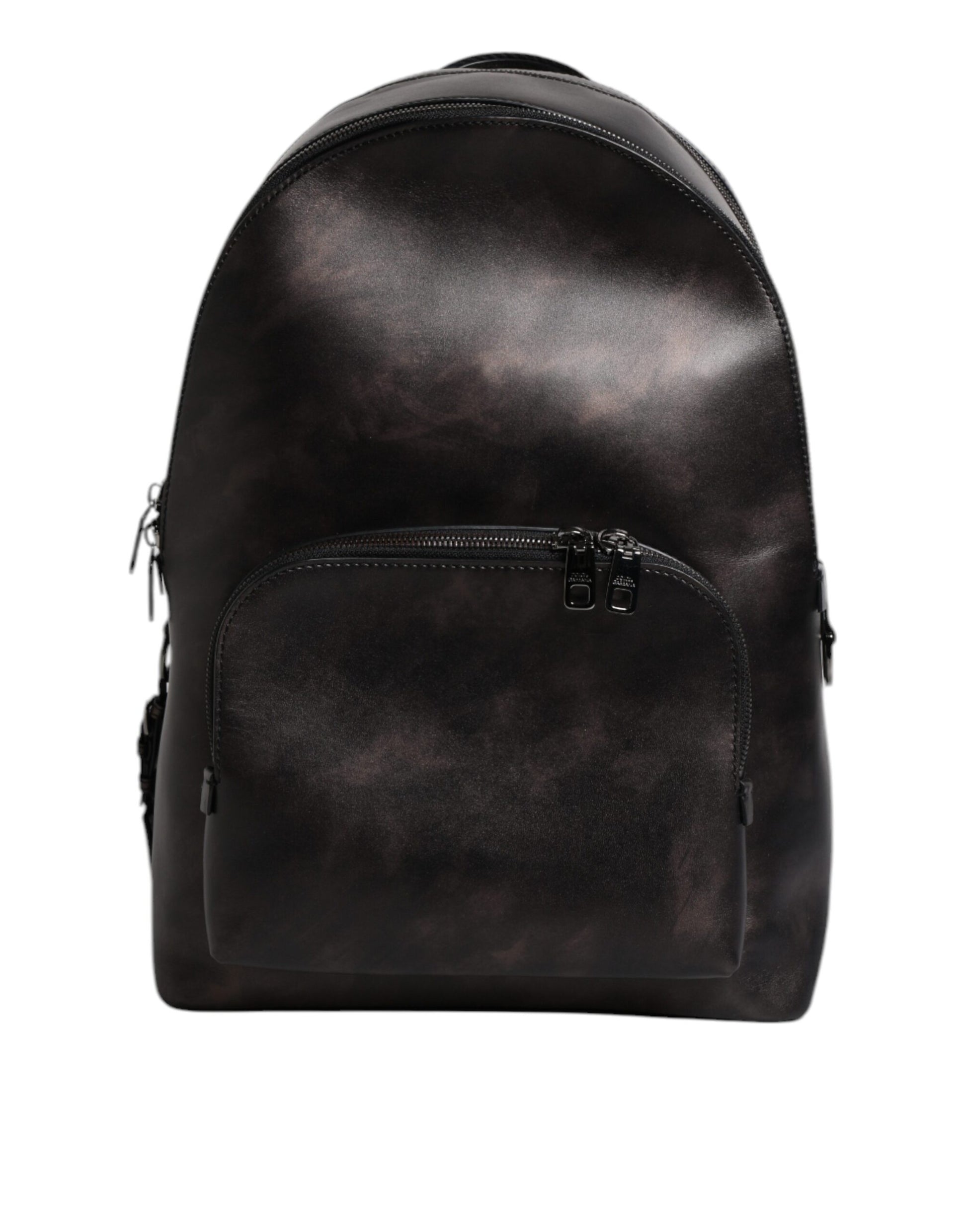Dolce & Gabbana Men's Bronze Leather School Travel Backpack Bag