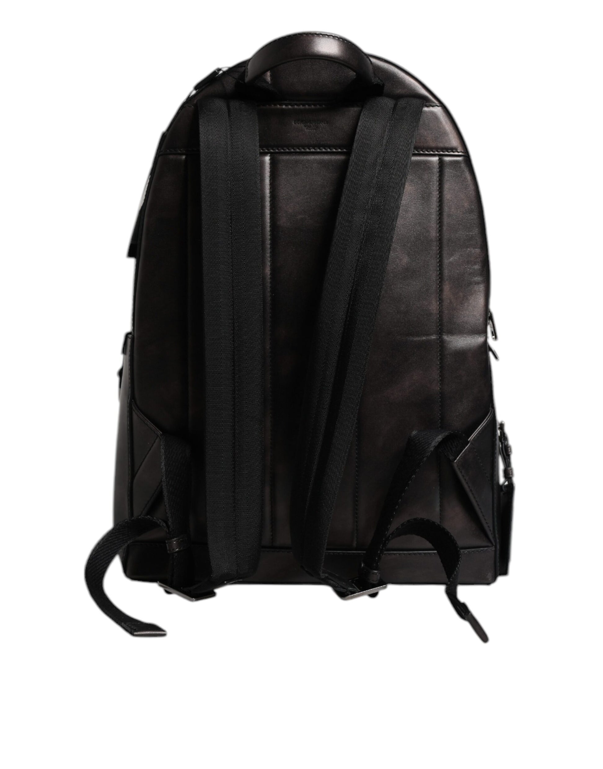 Dolce & Gabbana Men's Bronze Leather School Travel Backpack Bag