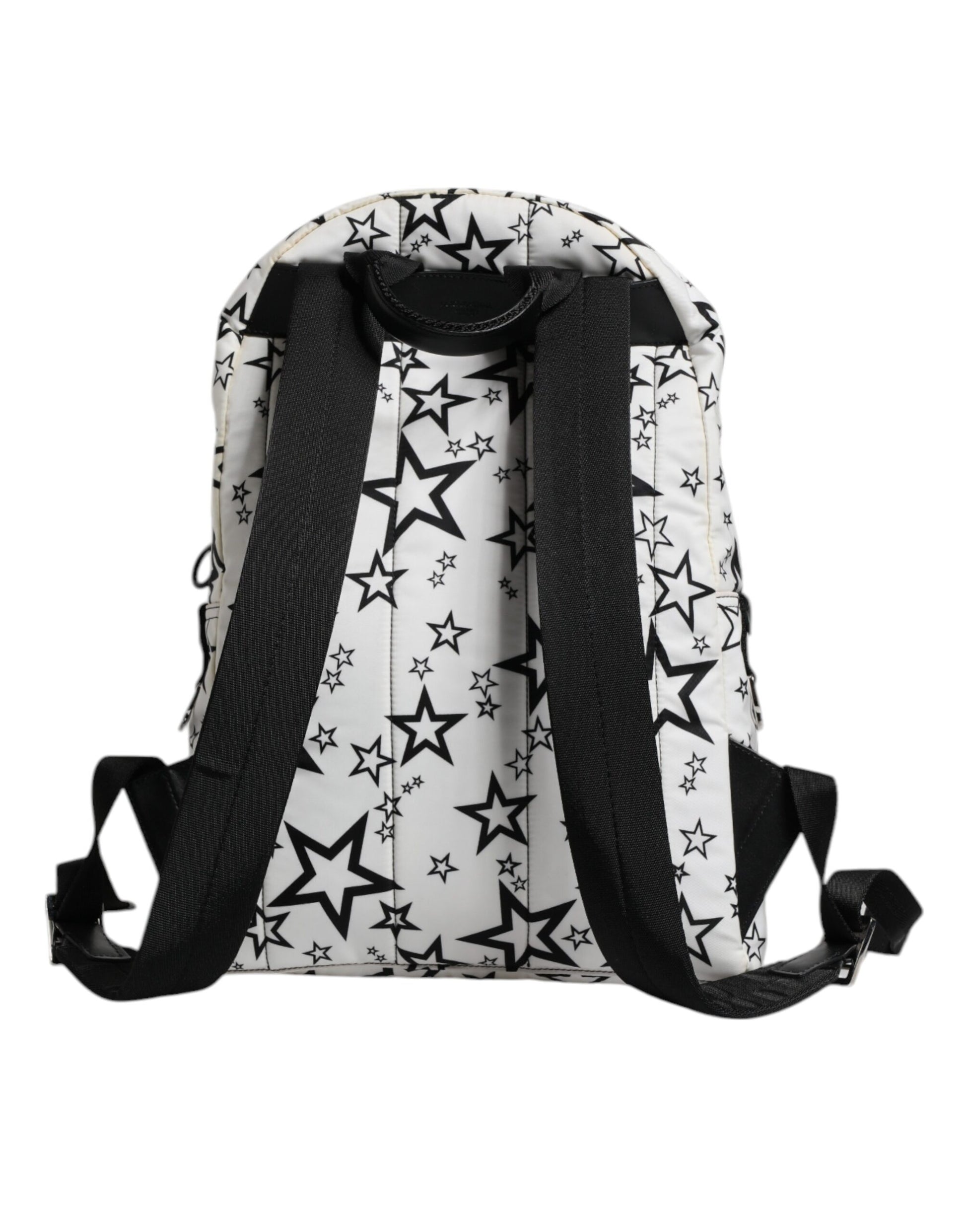 Dolce & Gabbana White DG Stars Print Millennials Backpack