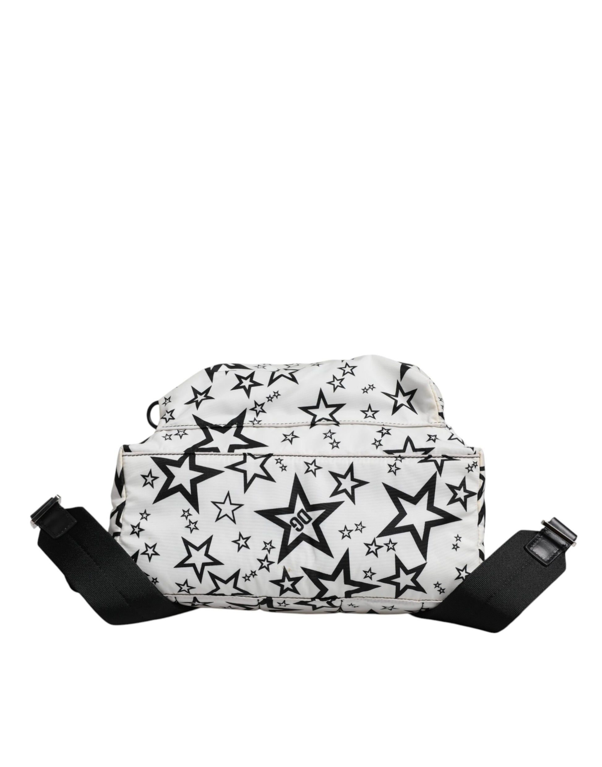 Dolce & Gabbana White DG Stars Print Millennials Backpack