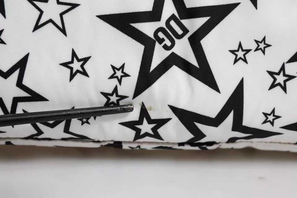 Dolce & Gabbana White DG Stars Print Millennials Backpack