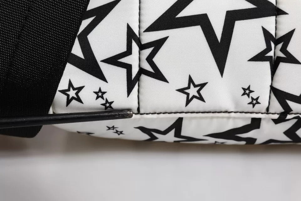 Dolce & Gabbana White DG Stars Print Millennials Backpack