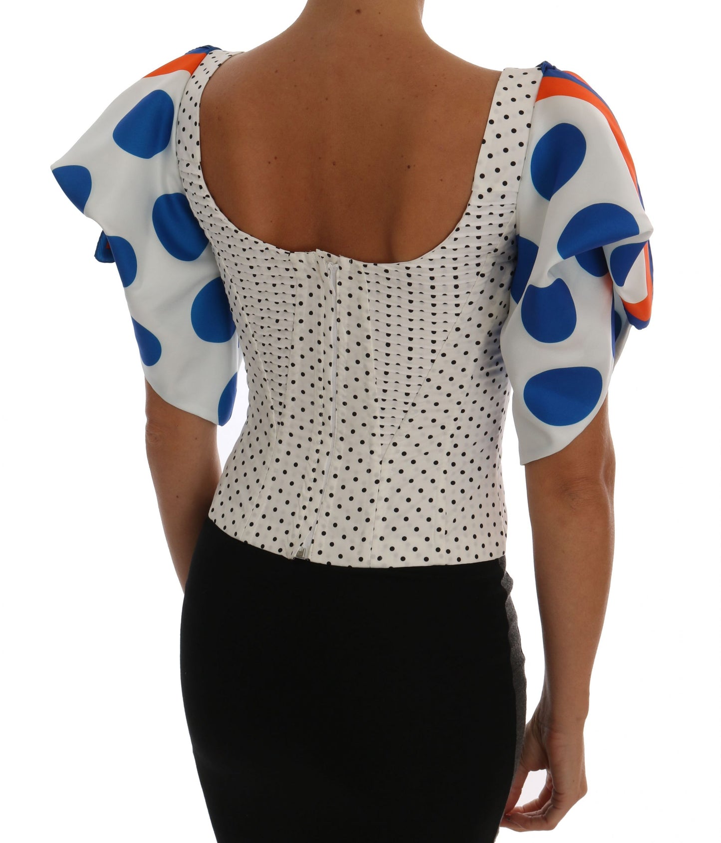 Elegant Polka Dot Bustier Top - The Luxe Alliance