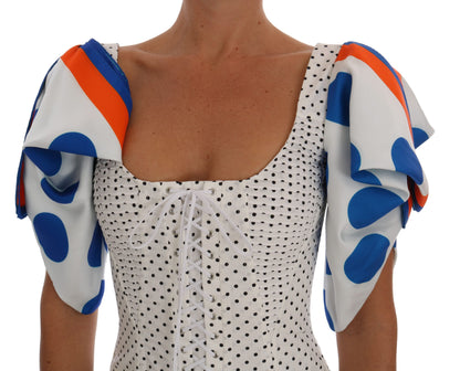 Elegant Polka Dot Bustier Top - The Luxe Alliance