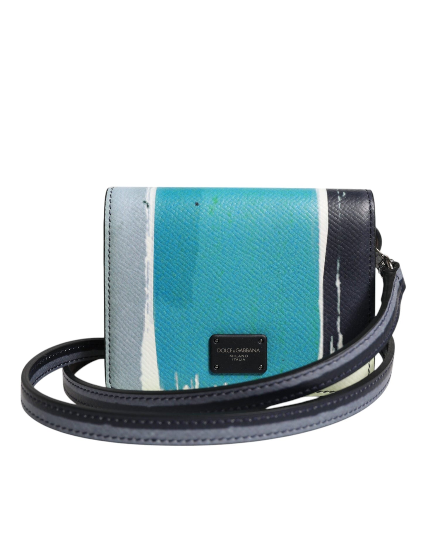 Dolce & Gabbana Multicolour Leather DG Logo Bifold Card Holder Wallet