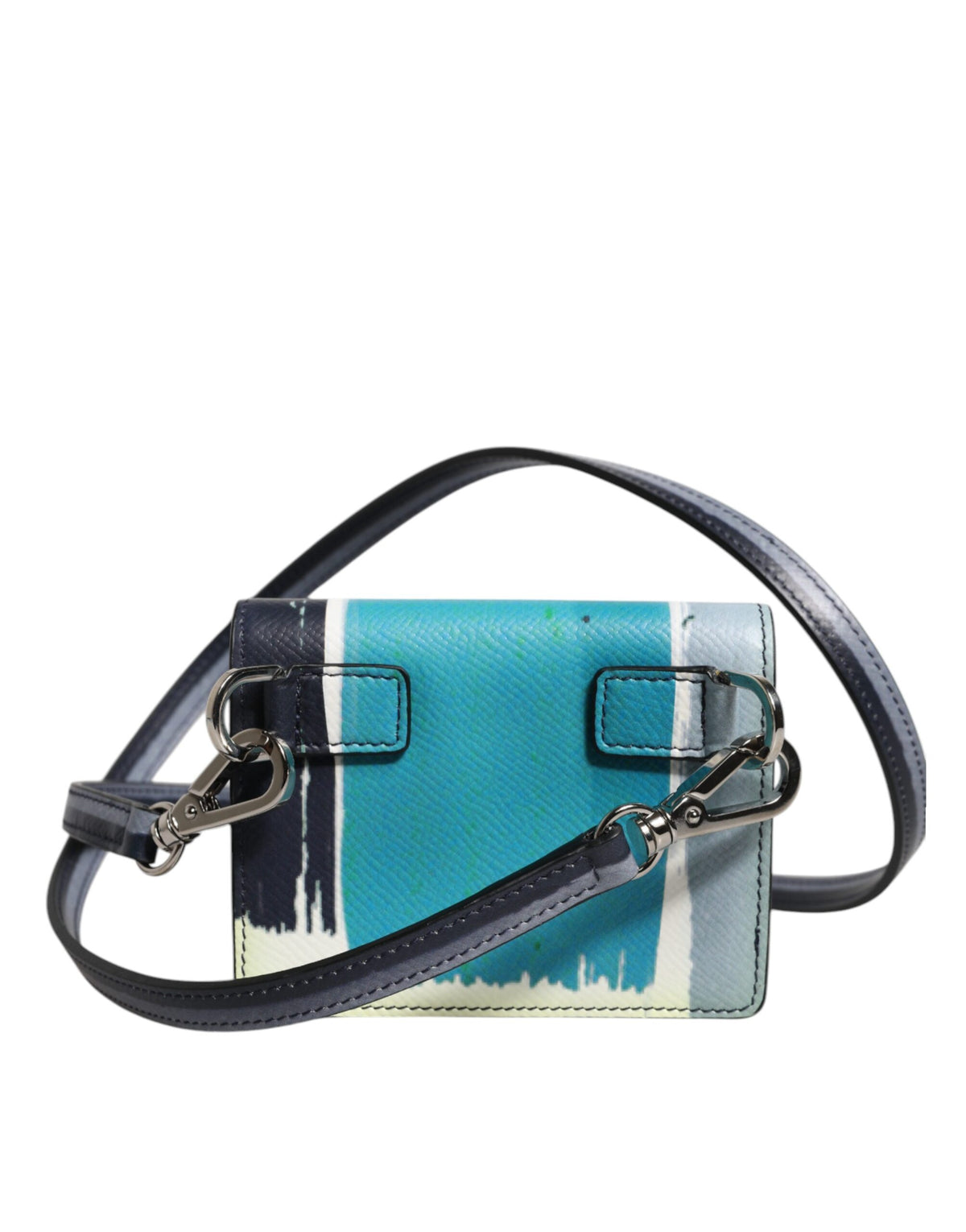 Dolce & Gabbana Multicolour Leather DG Logo Bifold Card Holder Wallet