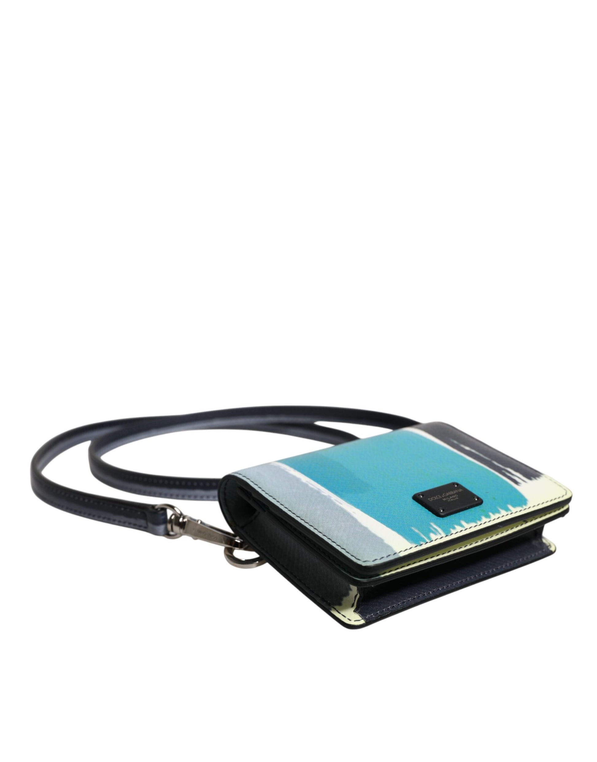 Dolce & Gabbana Multicolour Leather DG Logo Bifold Card Holder Wallet