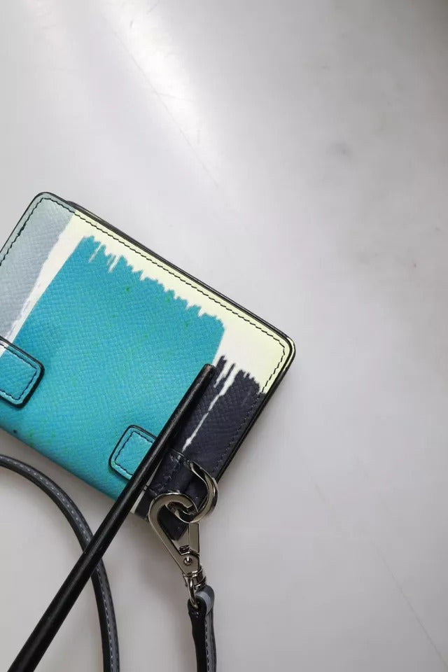 Dolce & Gabbana Multicolour Leather DG Logo Bifold Card Holder Wallet