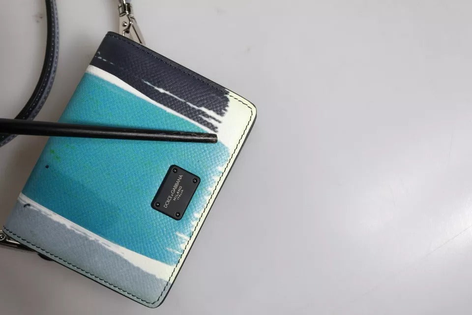 Dolce & Gabbana Multicolour Leather DG Logo Bifold Card Holder Wallet