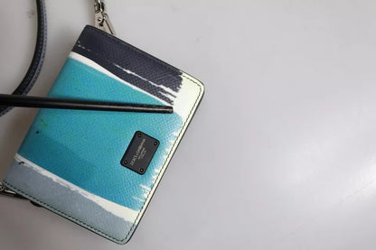 Dolce & Gabbana Multicolour Leather DG Logo Bifold Card Holder Wallet
