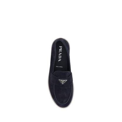 Prada Suede Loafers - Sophisticated Elegance Redefined